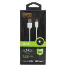 Кабель Cactus CS-USB.A.USB.C-1 USB (m)-USB Type-C (m) 1м белый блистер