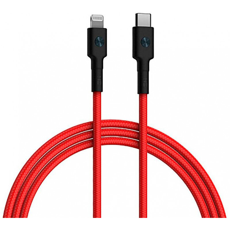 Кабель ZMI AL875 USB Type-C (m)-Lightning (m) 1.5м красный коробка (упак.:1шт)