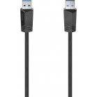 Кабель Hama H-200624 USB A(m) USB A(m) 1.5м (00200624) черный