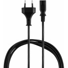 Кабель Buro BU-PCAB-1.8-2PIN IEC C7 (2-pin) Евровилка 1.8м