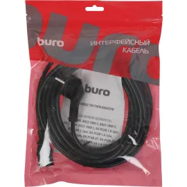 Кабель Buro BU-PCAB-ZP2 IEC C13 Евровилка угловой 5м черный (пакет)