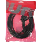 Кабель Buro BU-PCAB-3M-16A IEC C13 Евровилка 3м