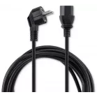 Кабель Buro BU-PCAB-5M-16A IEC C13 Евровилка угловой 5м