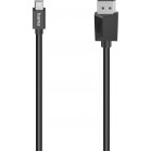 Кабель Hama H-200710 ver1.2 miniDisplayPort (m) DisplayPort (m) 1.5м (00200710) черный (коробка)
