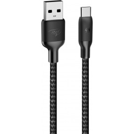 Кабель Itel C22N(ICD-C22N) USB (m)-USB Type-C (m) 1м черный (упак.:1шт)