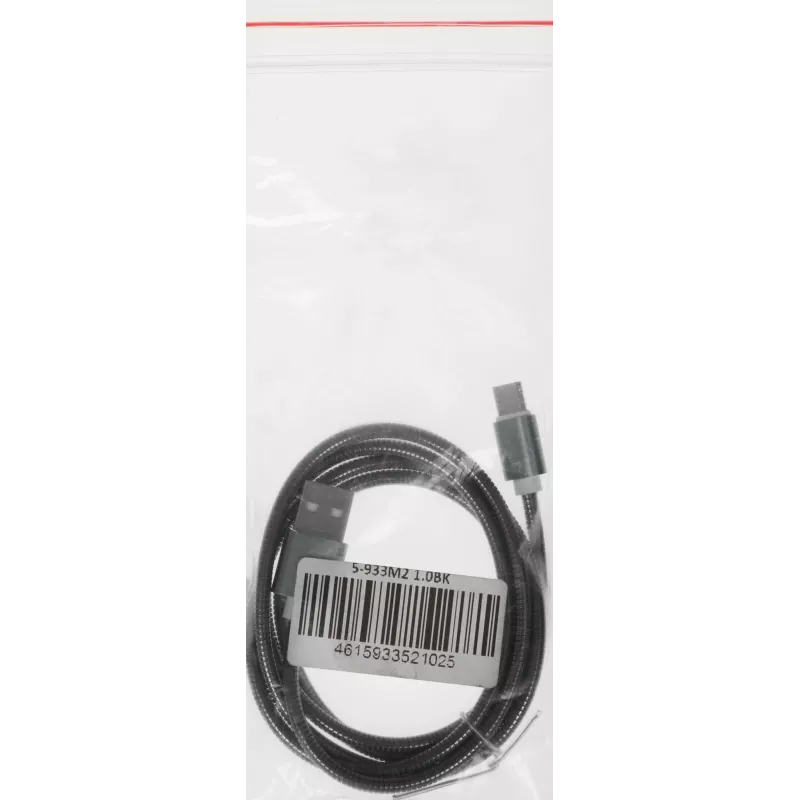 Кабель Premier 5-933M2 1.0BK USB (m)-USB Type-C (m) 1м черный пакет