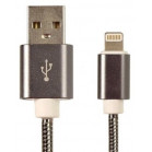Кабель Premier 6-703M2 1.0BK USB (m)-Lightning (m) 1м черный пакет