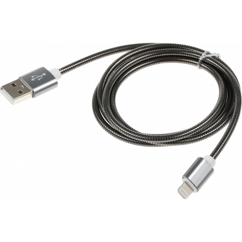 Кабель Premier 6-703M2 1.0BK USB (m)-Lightning (m) 1м черный пакет