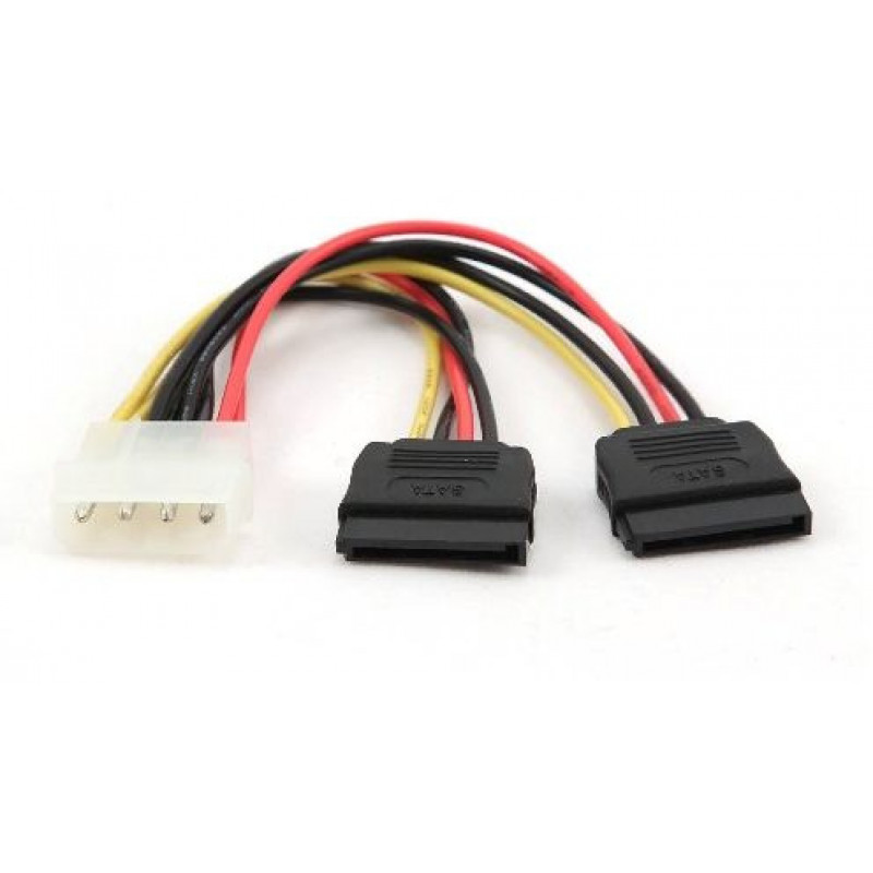 Кабель Premier 6-096-SATA-PSY Molex 8981 SATA SATA 0.15м (пакет)