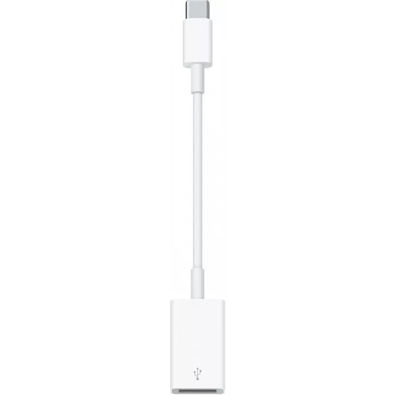 Переходник Apple A1632 MJ1M2FE/A USB (f)-USB Type-C (m) 0.11м белый