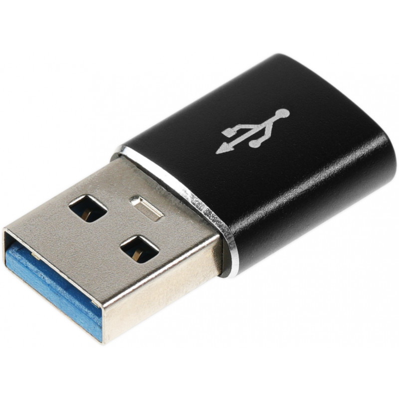 Адаптер Premier 6-071-3 USB 3.0 A(m) USB Type-C (f) черный (пакет)