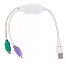 Кабель Premier 6-082-PS2 USB 2.0 A(m) PS/2 (f) 0.3м серый (пакет)