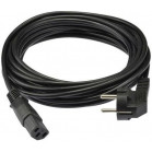 Кабель Premier 5-280 IEC C13 Евровилка угловой 10м (5-280(1.0) 10.0) черный (Bulk)