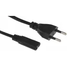 Кабель Premier 5-180 IEC C7 (2-pin) Евровилка 1.8м (5-180(0.5) 1.8) черный (Bulk)