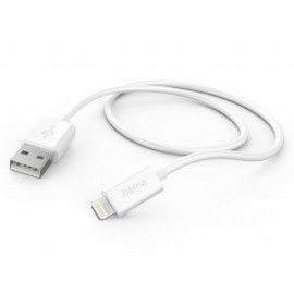Кабель Hama H-201579 00201579 USB (m)-Lightning (m) 1м белый