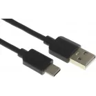 Кабель Buro BU-USB-AC-2M-3A USB (m)-USB Type-C (m) 2м черный