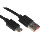 Кабель Buro BU-USB-AC-1M-60W USB (m)-USB Type-C (m) 1м черный