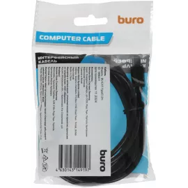 Кабель-удлинитель Buro USB Type-C (m) USB Type-C (f) 2м (BU-EXT-TYPEC-2M) черный