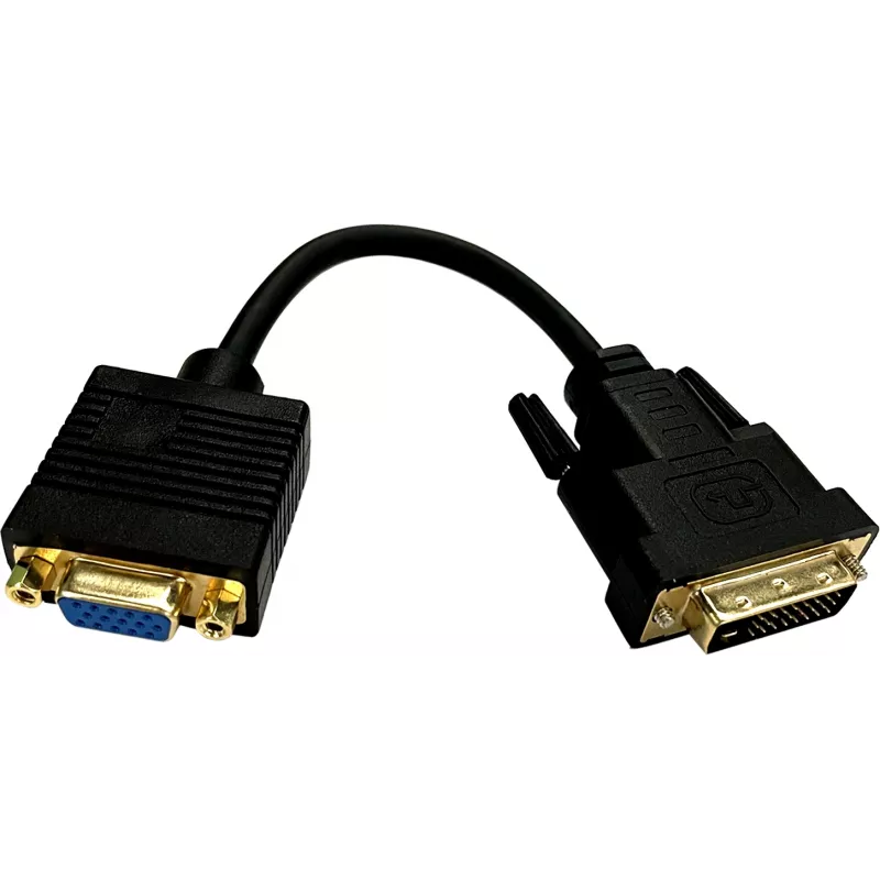 Переходник Buro DVI-D (m) VGA (f) 0.23м (BU-DVI-VGA) черный