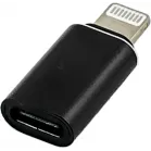Переходник Buro BU-LIGHT-TYPEC(F) Lightning (m)-USB Type-C (F) черный