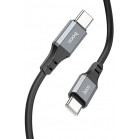 Кабель Hoco X92 Honest X92 HONEST TYPE-C TO TYPE-C USB Type-C (m)-USB Type-C (m) 3м черный коробка
