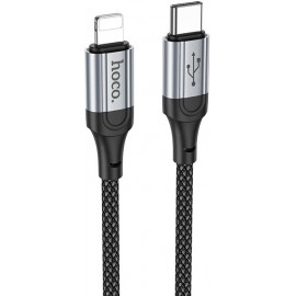 Кабель Hoco X102 Fresh iP USB Type-C (m)-Lightning (m) 1м черный коробка