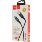 Кабель Hoco U93 Shadow Type-C USB (m)-USB Type-C (m) 1.2м черный коробка