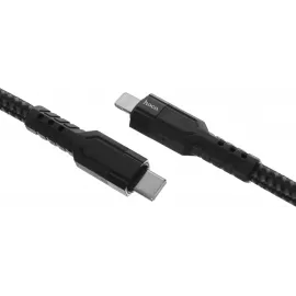Кабель Hoco U110 iP PD USB Type-C (m)-Lightning (m) 1.2м черный коробка