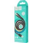 Кабель Hoco U110 iP USB (m)-Lightning (m) 1.2м черный коробка