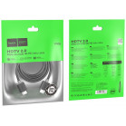 Кабель Hoco US08 ver2.0 HDMI (m) HDMI (m) 2м черный (пакет)
