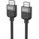 Кабель Hoco US09 ver2.0 HDMI (m) HDMI (m) 2м черный (пакет)