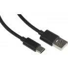 Кабель KingPrice KP-USBAC-3A-1m USB (m)-USB Type-C (m) 1м черный