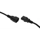 Кабель-удлинитель KingPrice KP-PC-C13-C14-3m IEC C13 IEC C14 3м черный