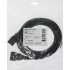 Кабель-удлинитель KingPrice KP-PC-C13-C14-3m IEC C13 IEC C14 3м черный