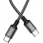 Кабель Hoco X14 TYPE-C TO TYPE-C(52215) USB Type-C (m)-USB Type-C (m) 1м черный