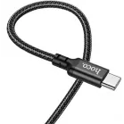 Кабель Hoco X14 TYPE-C TO TYPE-C(52215) USB Type-C (m)-USB Type-C (m) 1м черный