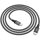 Кабель Hoco X14 TYPE-C TO TYPE-C(52215) USB Type-C (m)-USB Type-C (m) 1м черный