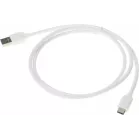 Кабель Buro BU-USB3.2-AC-1MW USB (m)-USB Type-C (m) 1м белый пакет