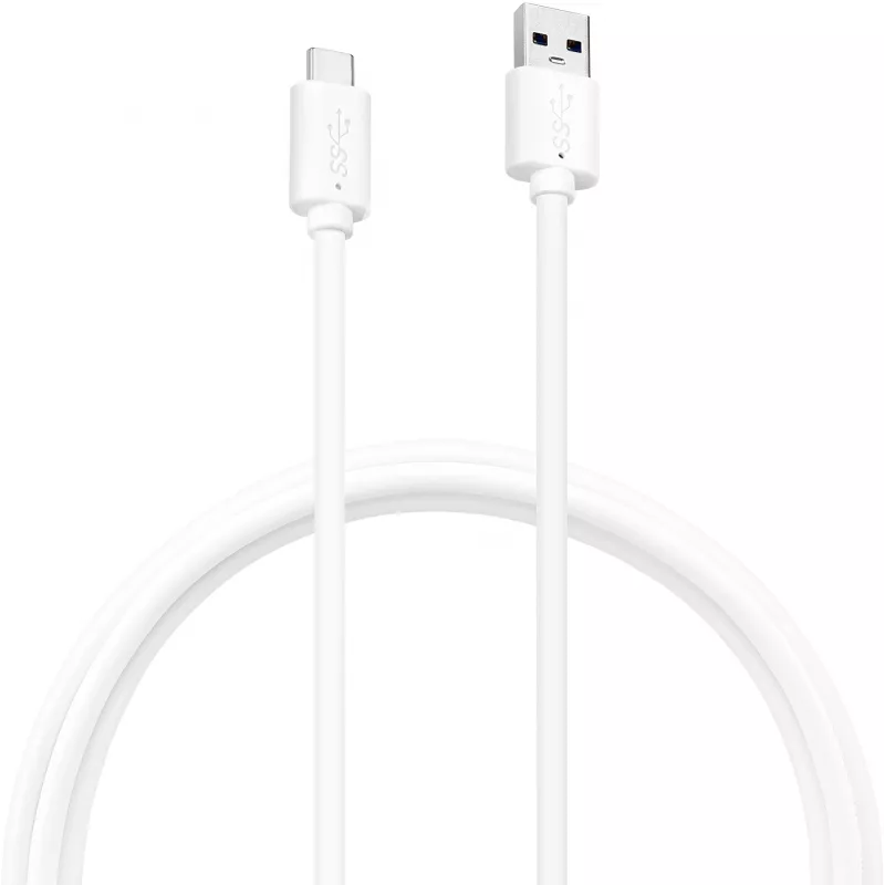 Кабель Buro BU-USB3.2-AC-1.8MW USB (m)-USB Type-C (m) 1.8м белый пакет