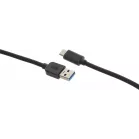 Кабель Buro BU-USB3.2-AC-3MB USB (m)-USB Type-C (m) 3м черный