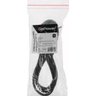 Кабель AdAC IEC C5 IEC 320 C5 CEE 7/7 1.8м черный