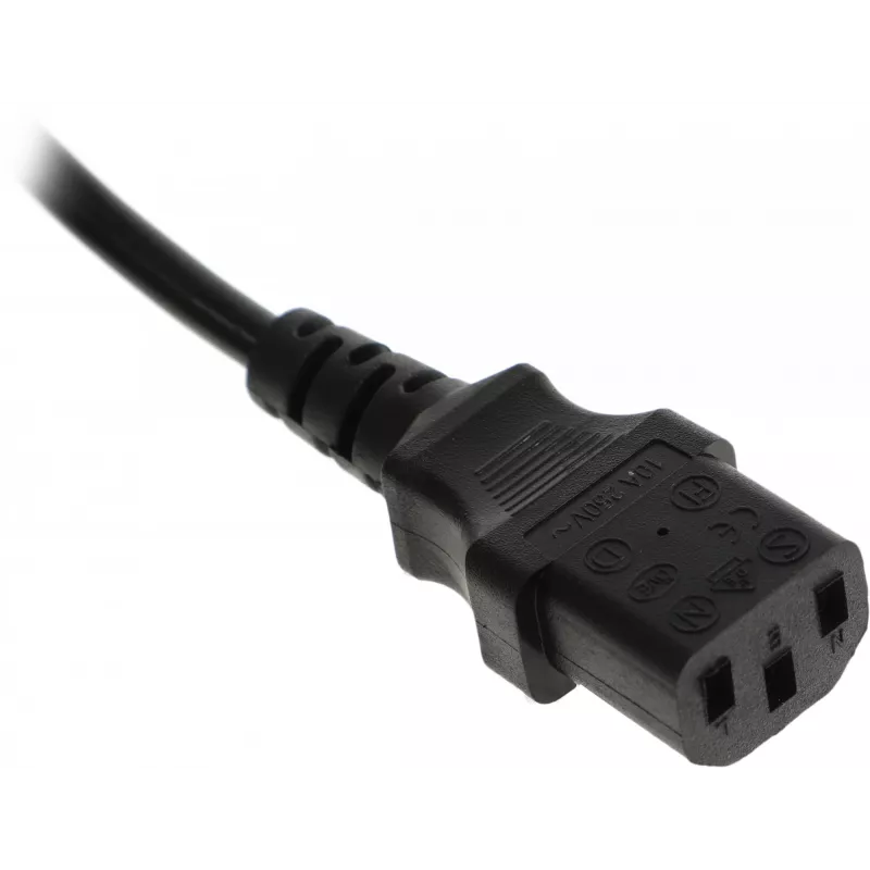 Кабель AdAC IEC C13 IEC 320 1.8м черный
