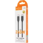 Кабель Hoco X115 52018 USB Type-C (m)-USB Type-C (m) 1м черный