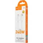 Кабель Hoco X115 52025 USB Type-C (m)-USB Type-C (m) 1.2м белый