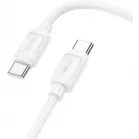 Кабель Hoco X115 52001 USB Type-C (m)-USB Type-C (m) 1м белый