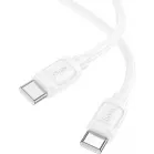 Кабель Hoco X115 52001 USB Type-C (m)-USB Type-C (m) 1м белый