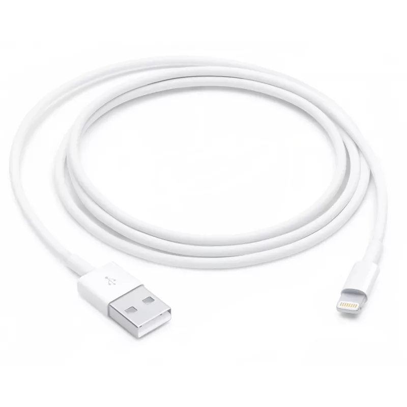Кабель Apple A1480 MUQW3ZM/A USB (m)-Lightning (m) 1м белый