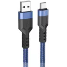 Кабель Hoco U110 70615 USB (m)-USB Type-C (m) 1.2м синий