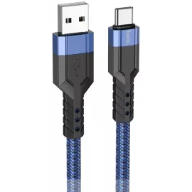 Кабель Hoco U110 70615 USB (m)-USB Type-C (m) 1.2м синий
