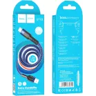 Кабель Hoco U110 70615 USB (m)-USB Type-C (m) 1.2м синий